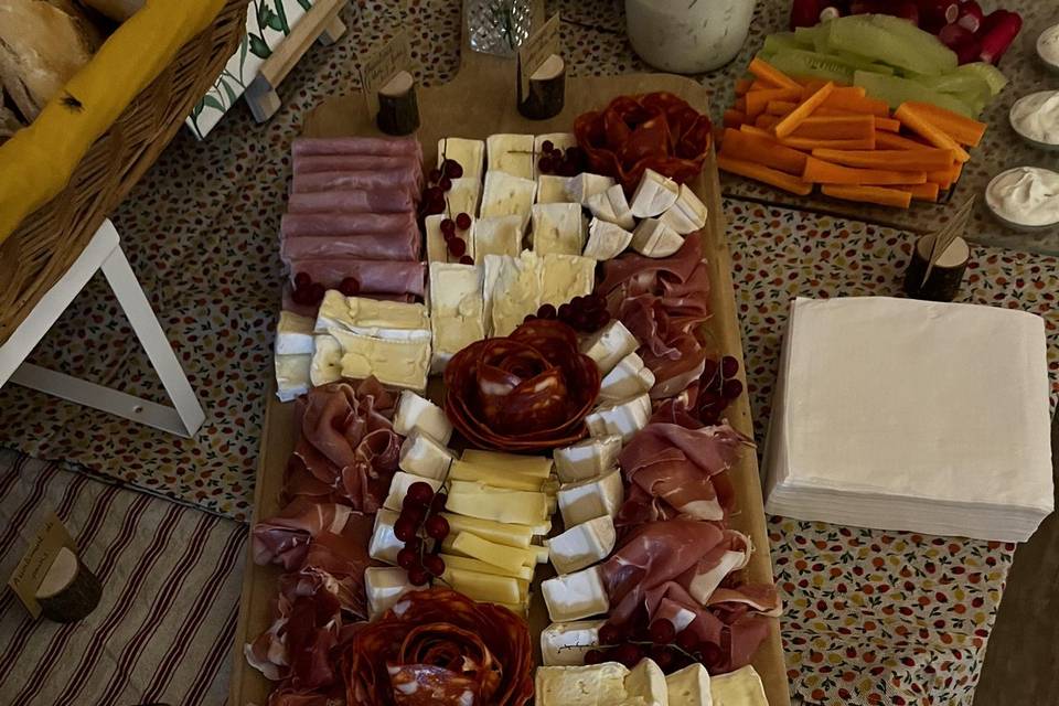 Buffet pour un mariage