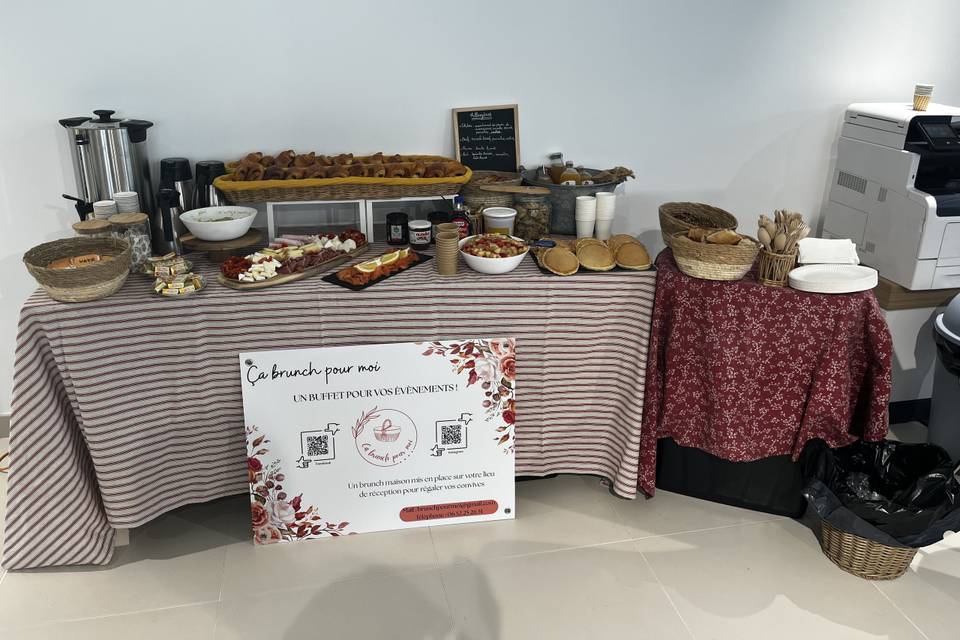 Buffet pour un concessionnaire