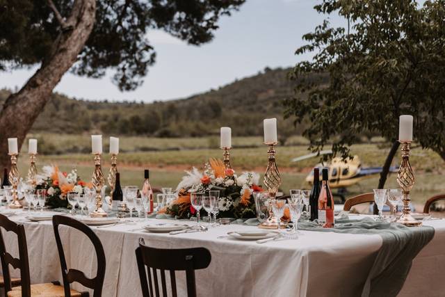Table des mariés