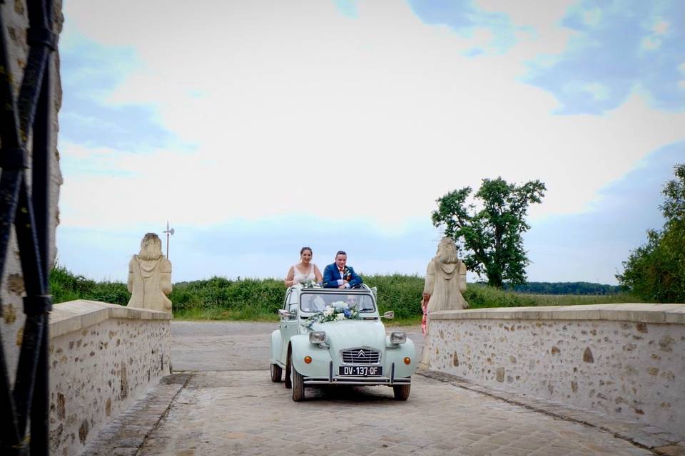Voiture des mariés