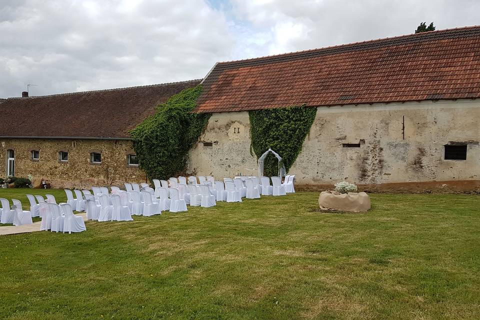 Cérémonie espace jardin