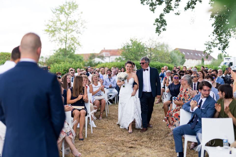 Arrivée de la mariée