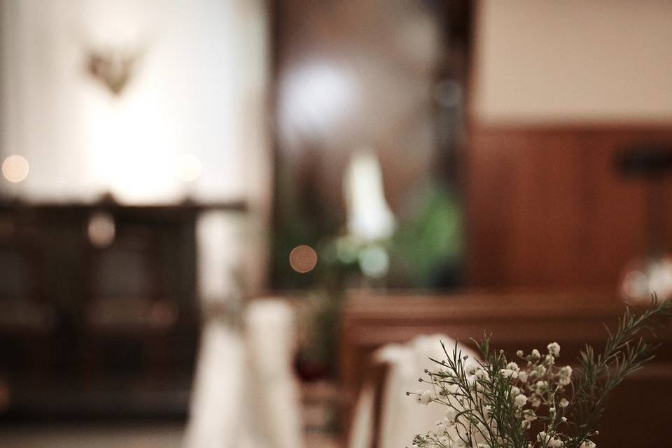 Dans le silence d'une église