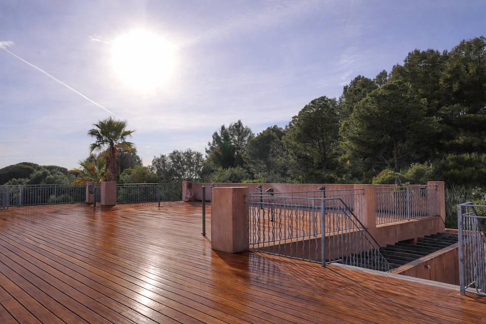 Terrasse piscine