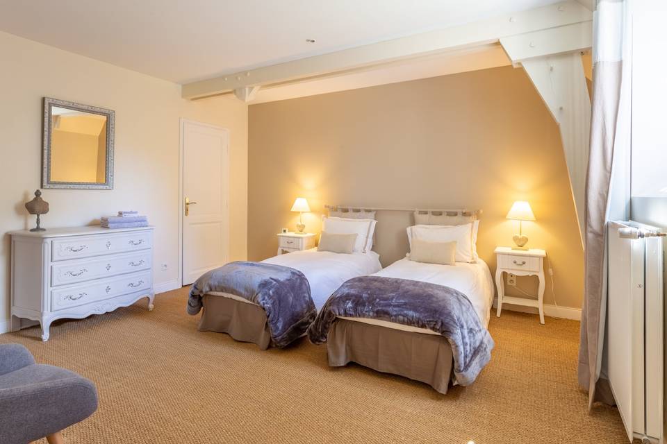 Chambre Lin Gîte Le Chêne