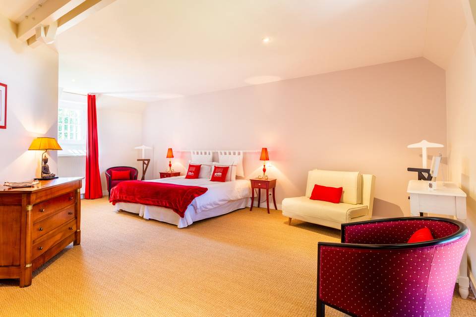 Suite Rouge Gîte Le Chêne