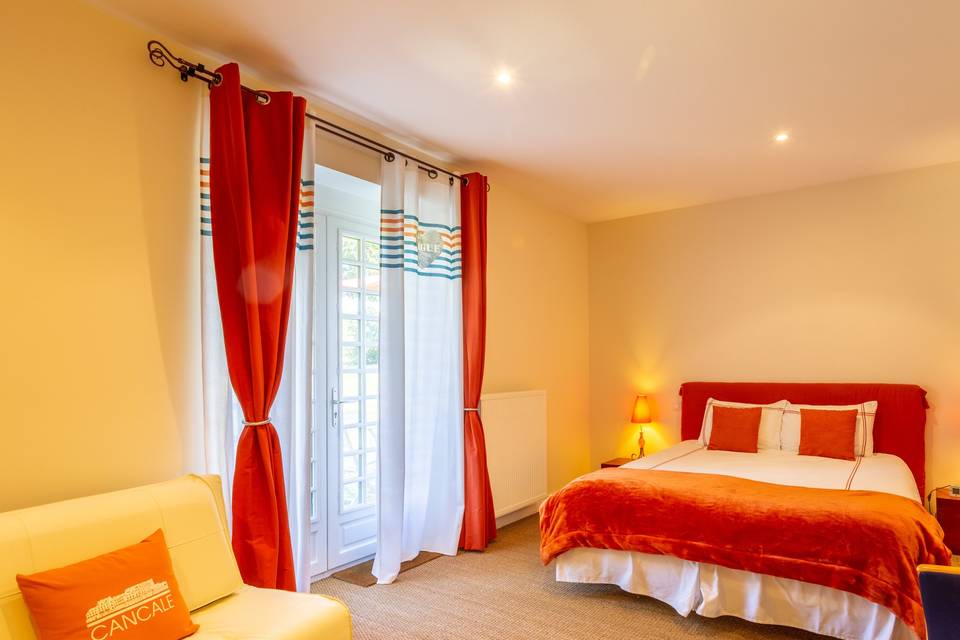 Suite Orange RDC Gîte Le Chêne