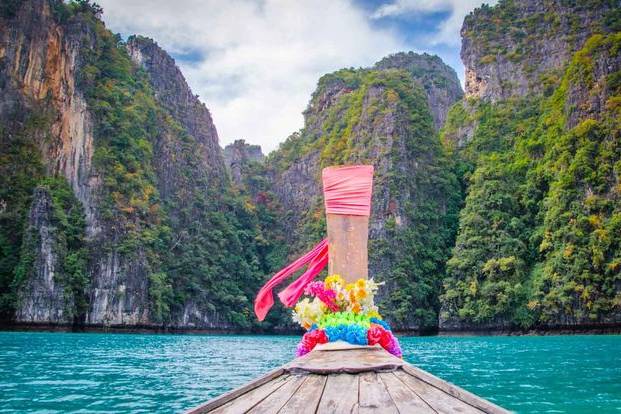 Balade en longtail, Thaïlande