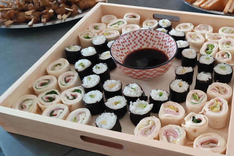 Makis et wraps roulés