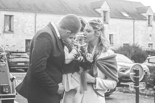 Sortie de mairie Noir & Blanc