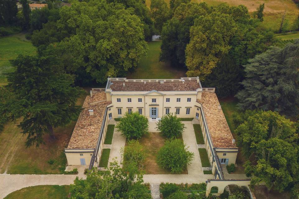 Domaine vu du ciel