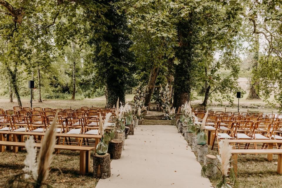 Cérémonie terrasse