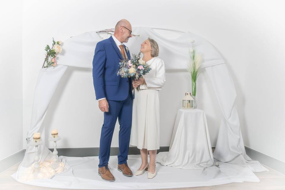 Séance mariage en Studio
