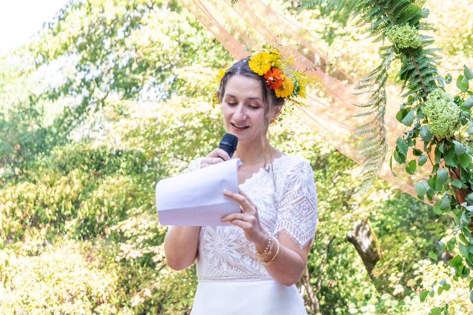 Mariage Fleuri en extérieur