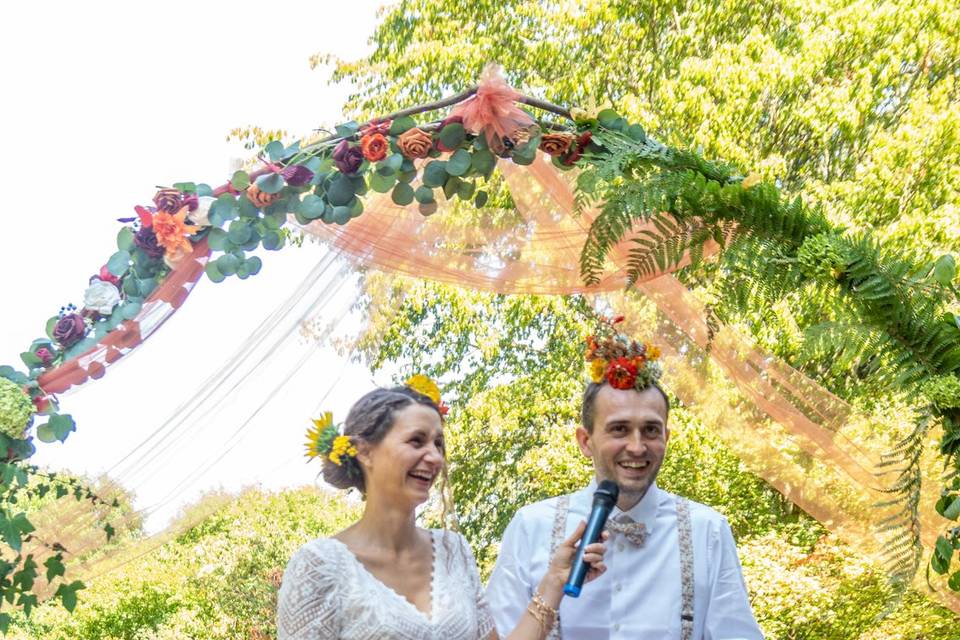 Mariage Fleuri en extérieur