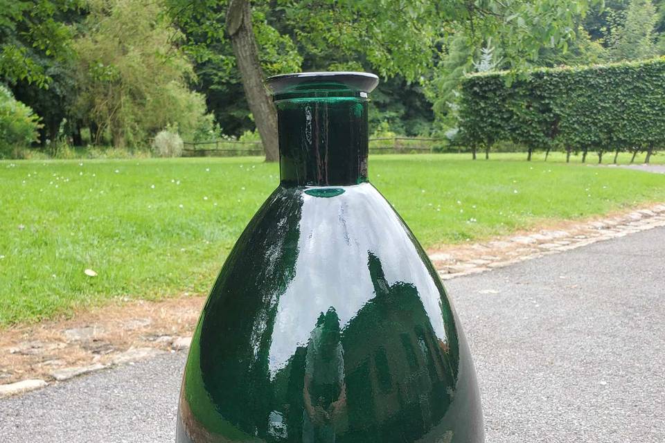 Vase 60 cm vert Emeraude