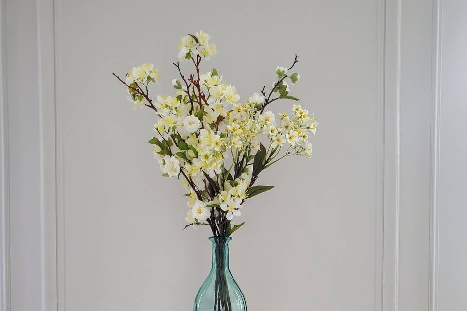 Vase & Fleurs Champêtres