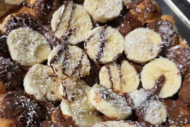 Gaufre nutella banane