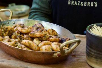 Gambas chimichurri