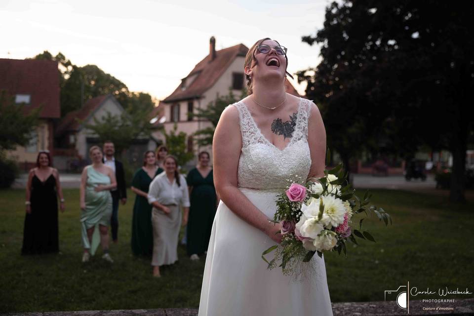 Lancé de bouquet