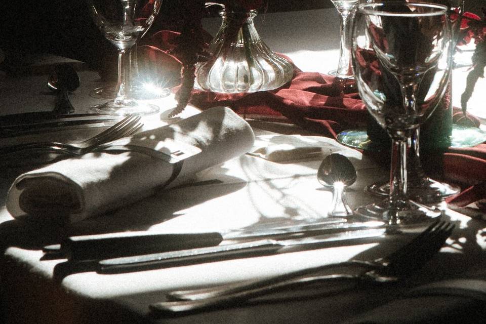 Décoration de table délicate