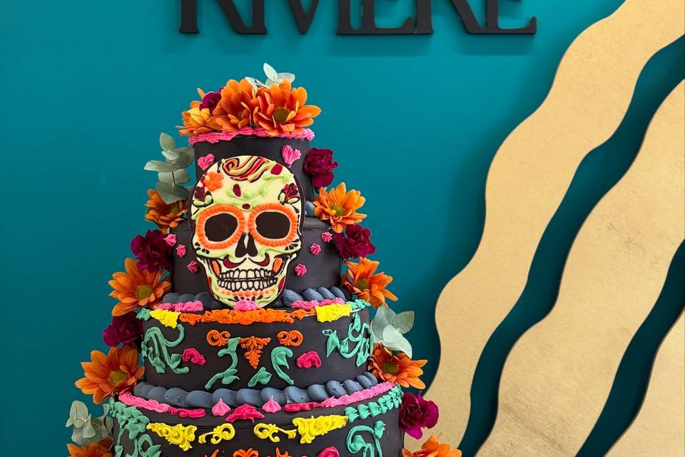 Wedding Cake thème mexicain