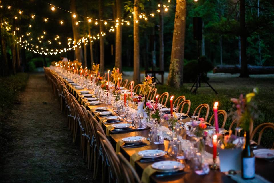 Table à l'italienne
