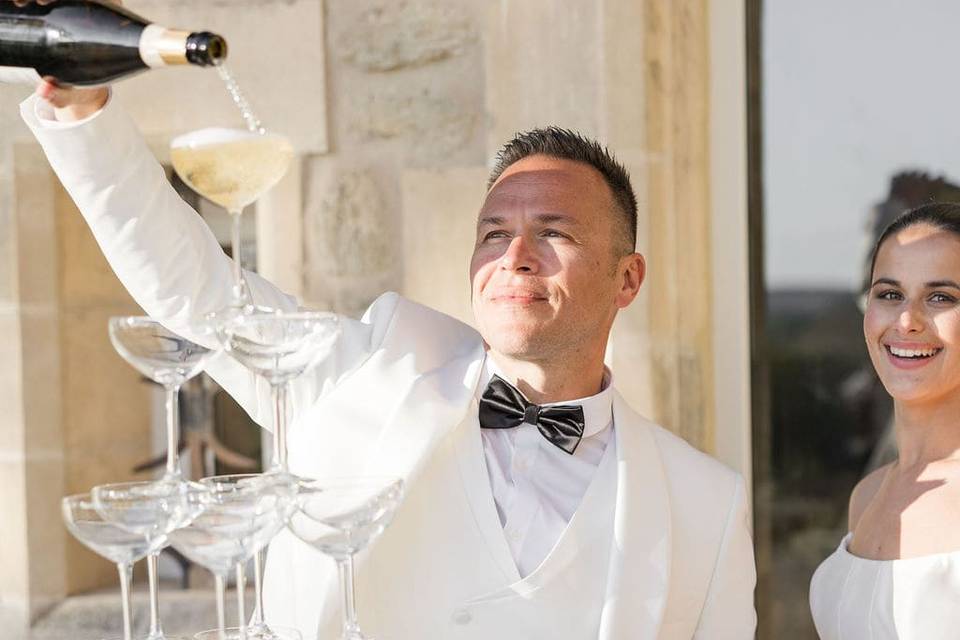 Couple champagne