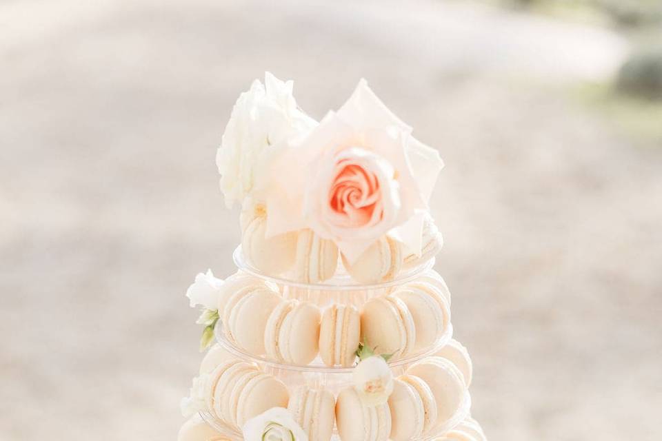 Pièce montée macarons