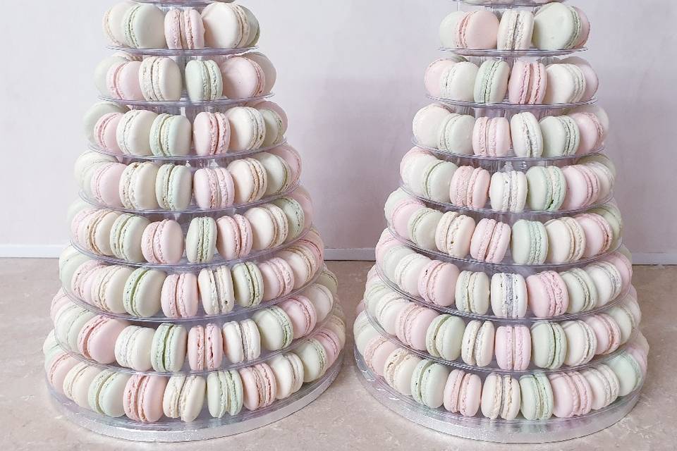 pyramides de 300 macarons