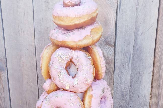 Pyramide de donuts