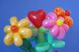 Bouquet fleurs ballons