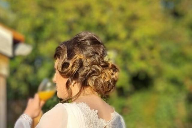 Chignon bas,Vintage