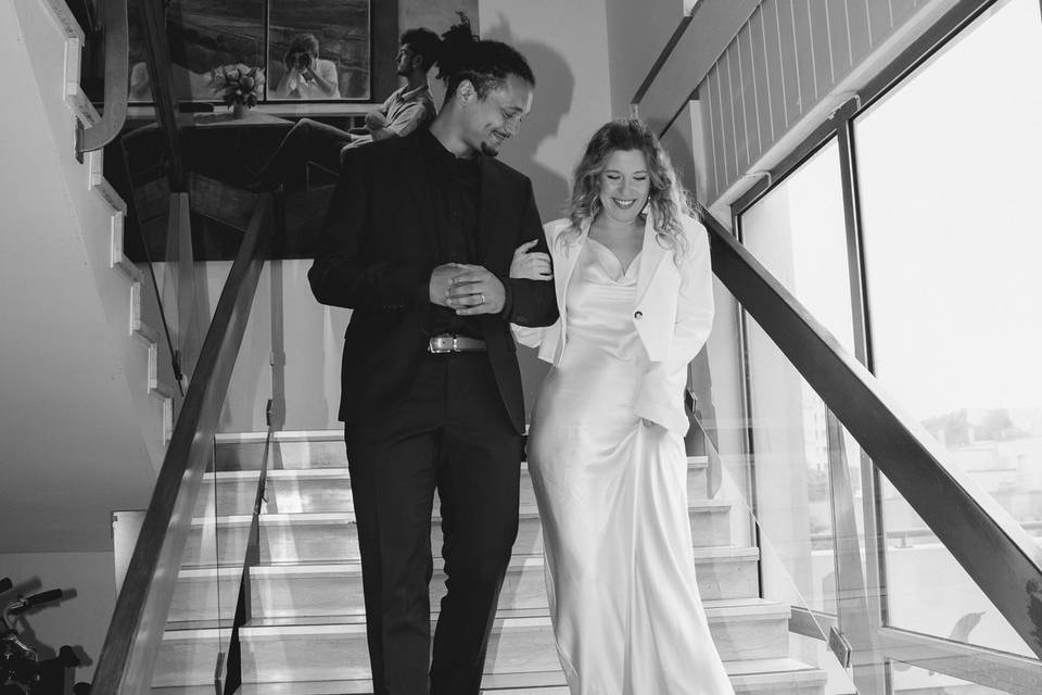 Joana & Kevin à la mairie
