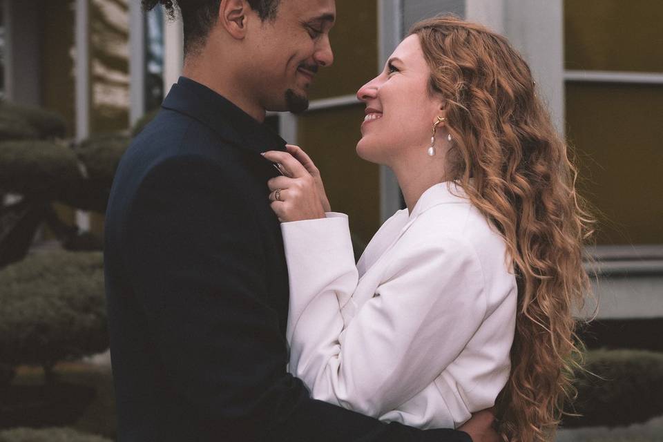 Joana & Kevin à la mairie