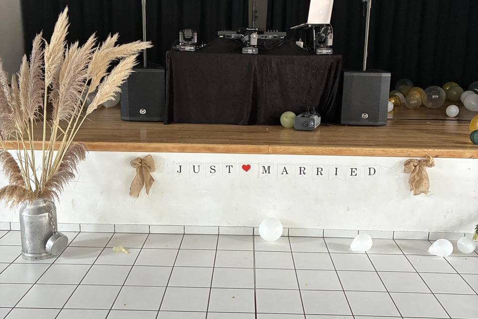 Set up sono et jeux lumières