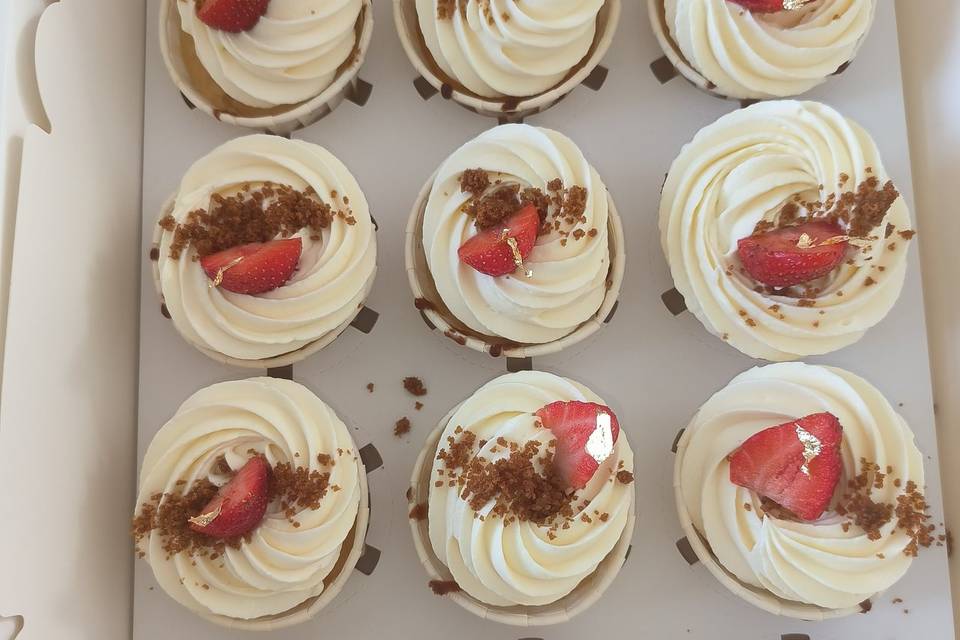 Cupcakes Speculoos & Fraise