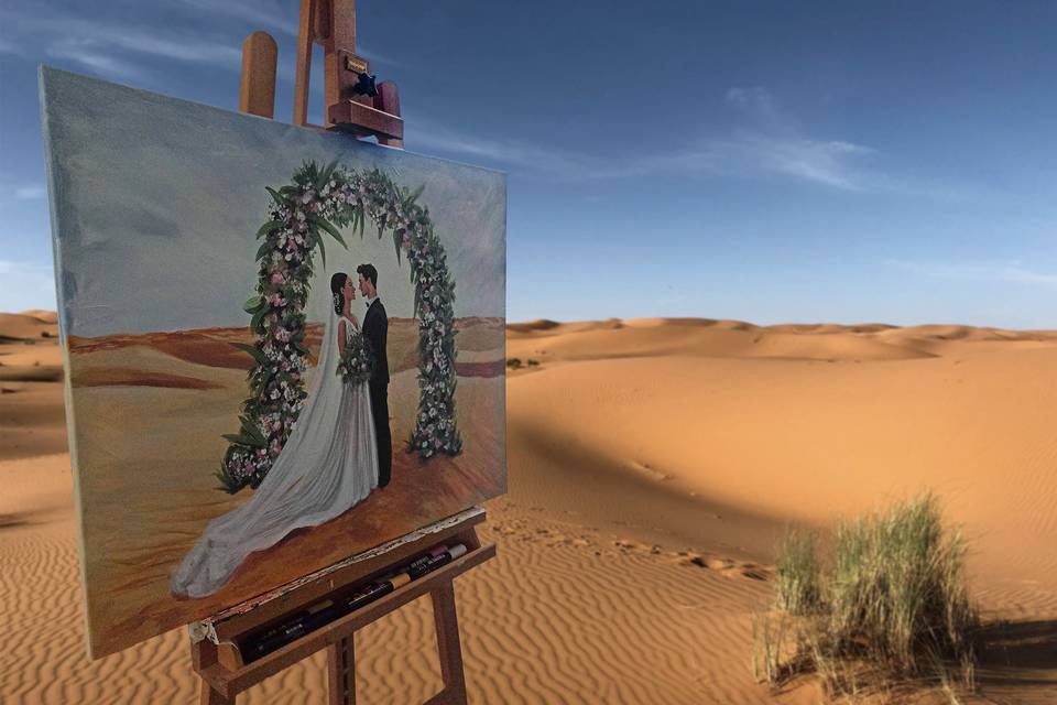 Live Painting, Dubai, UAE