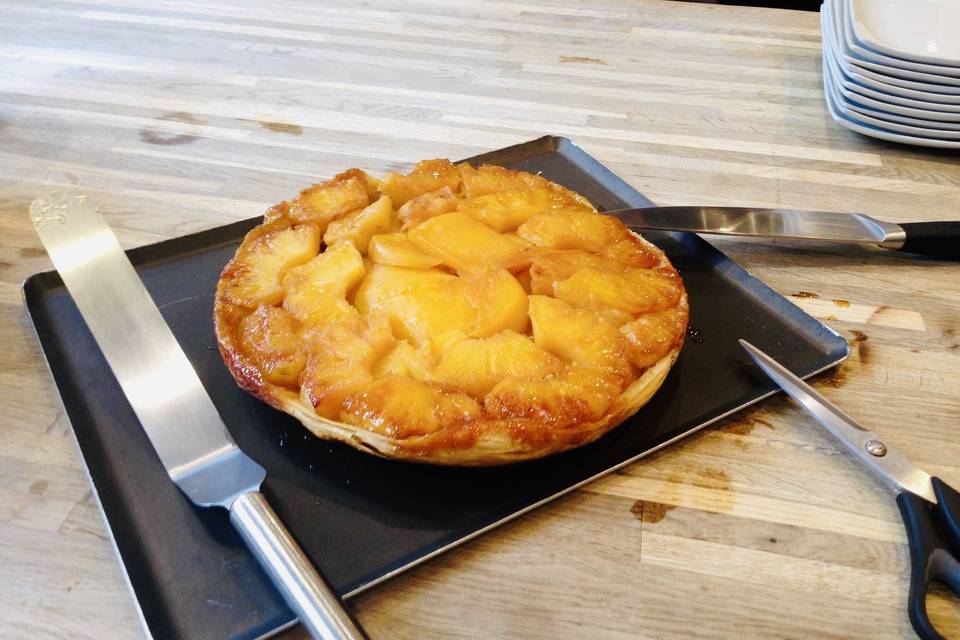 Tarte renversante mangue