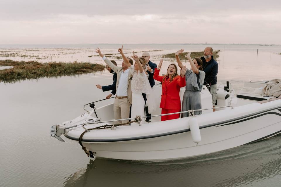 Arrivée en bateau