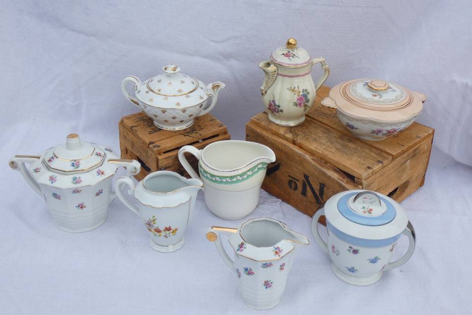 Sucriers en porcelaine