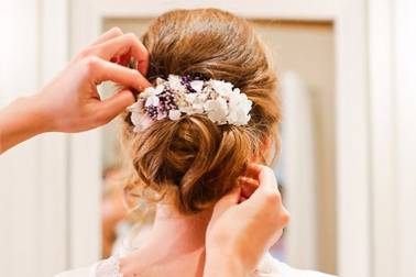 Chignon romantique