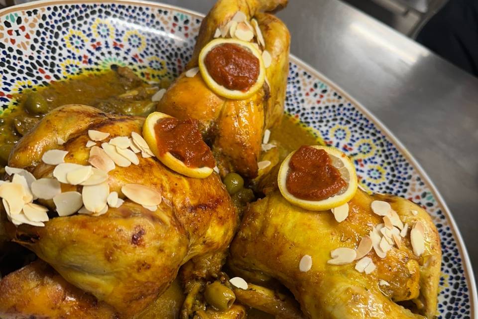 Poulet aux olives