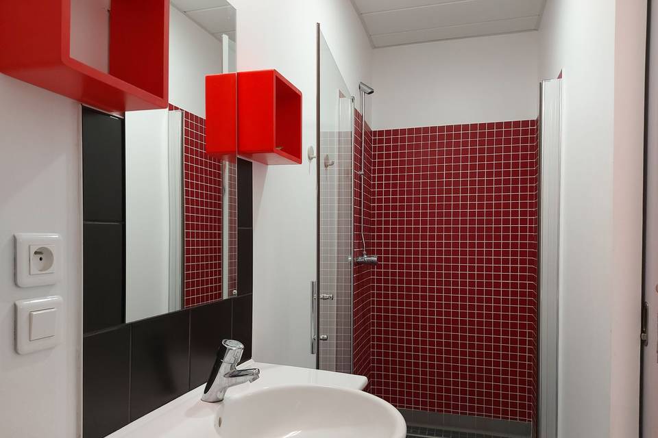 Salle de bain PMR