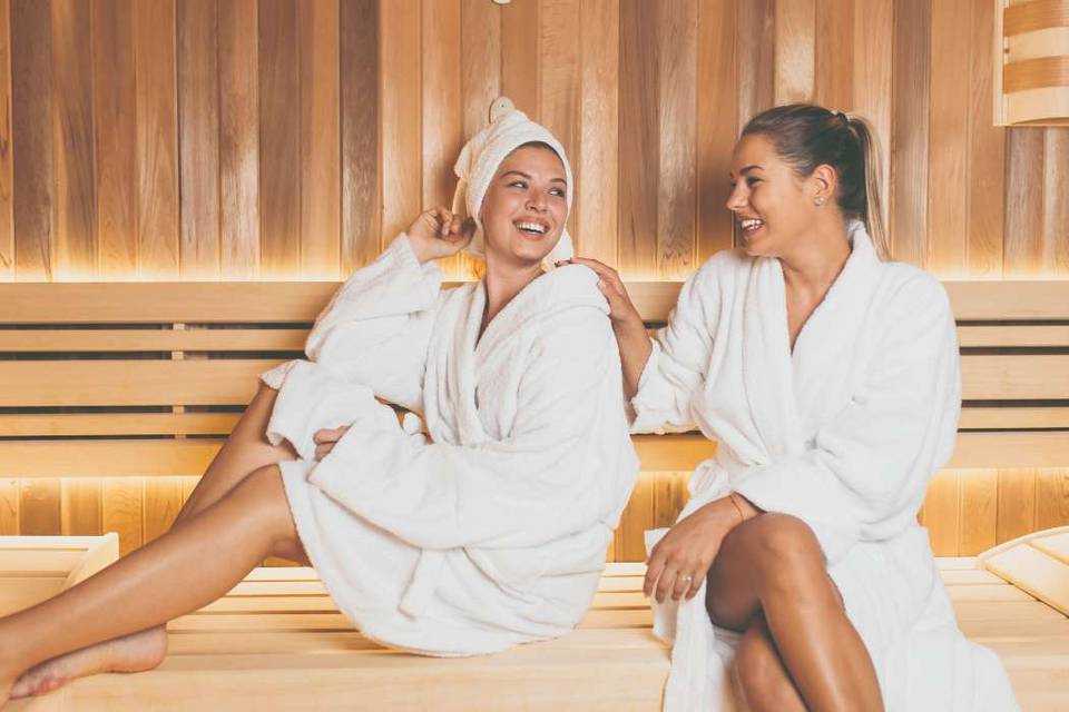 Détente au sauna