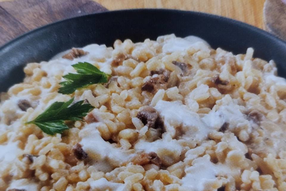 Risotto vg champ/ parmesan