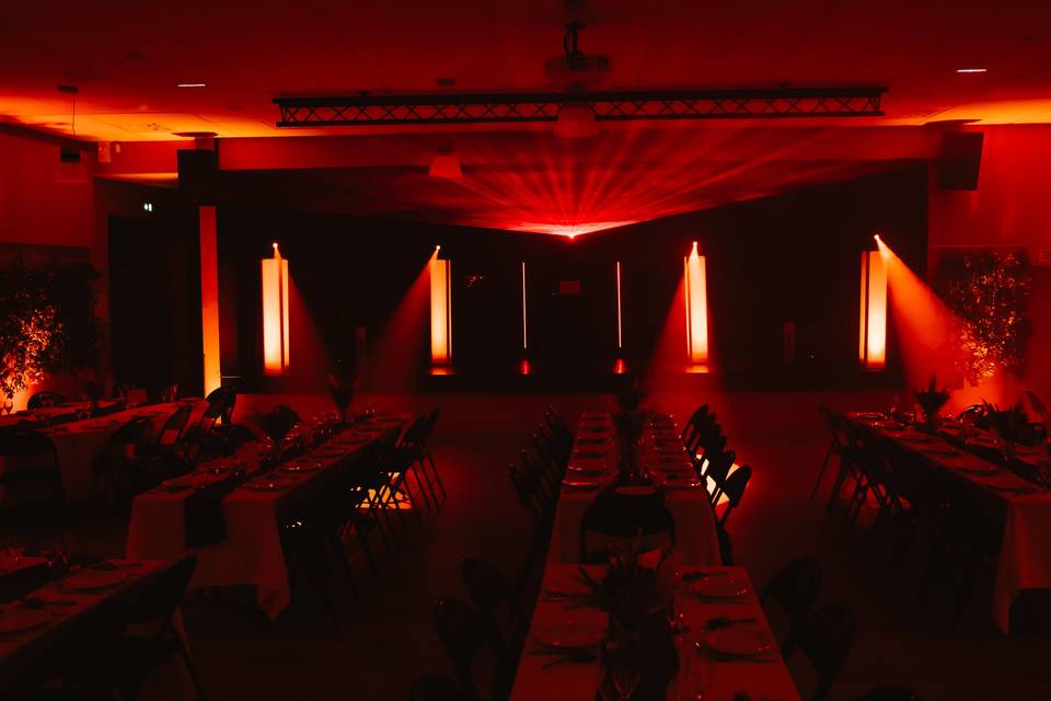 Mise en lumière salle