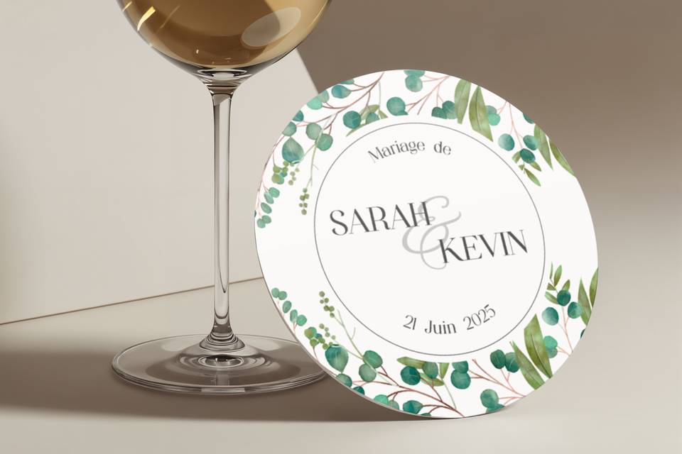 Dessous de verre personnalisés