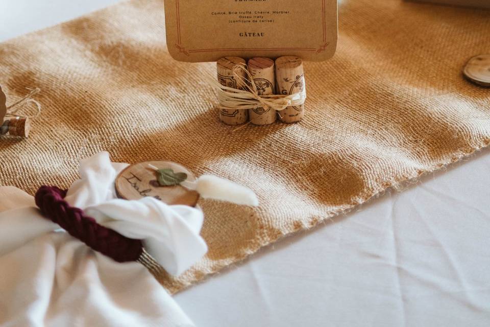 Menu table