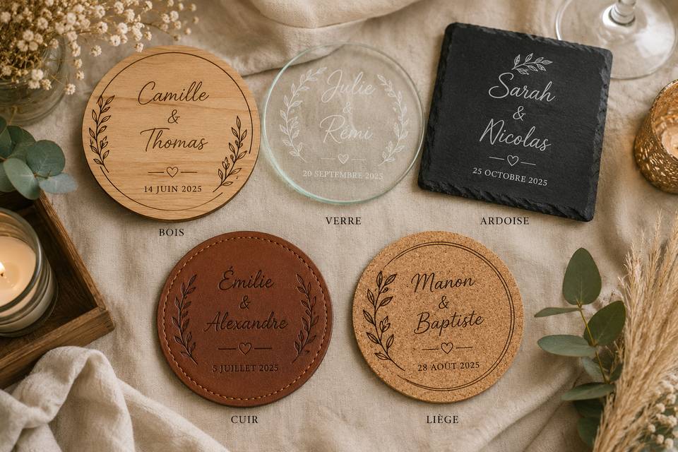 Dessous de verre souvenirs